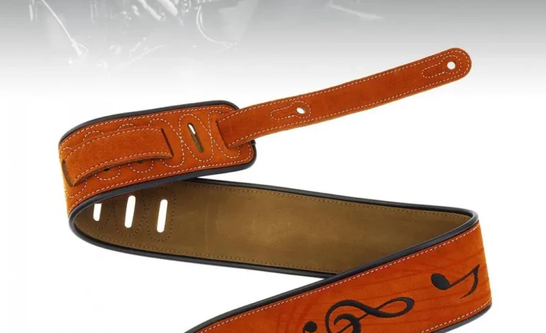 leather guitar strap pattern